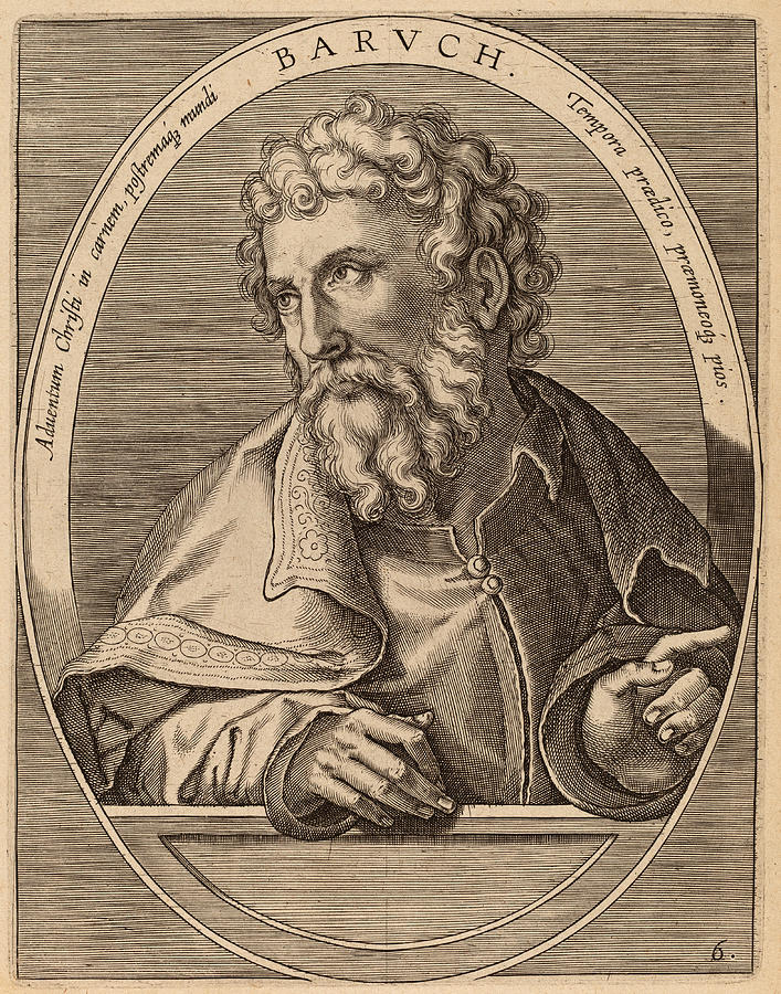 Baruch Drawing by Theodor Galle