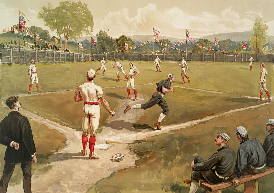 Baseball, 1899 Photograph by American School - Fine Art America