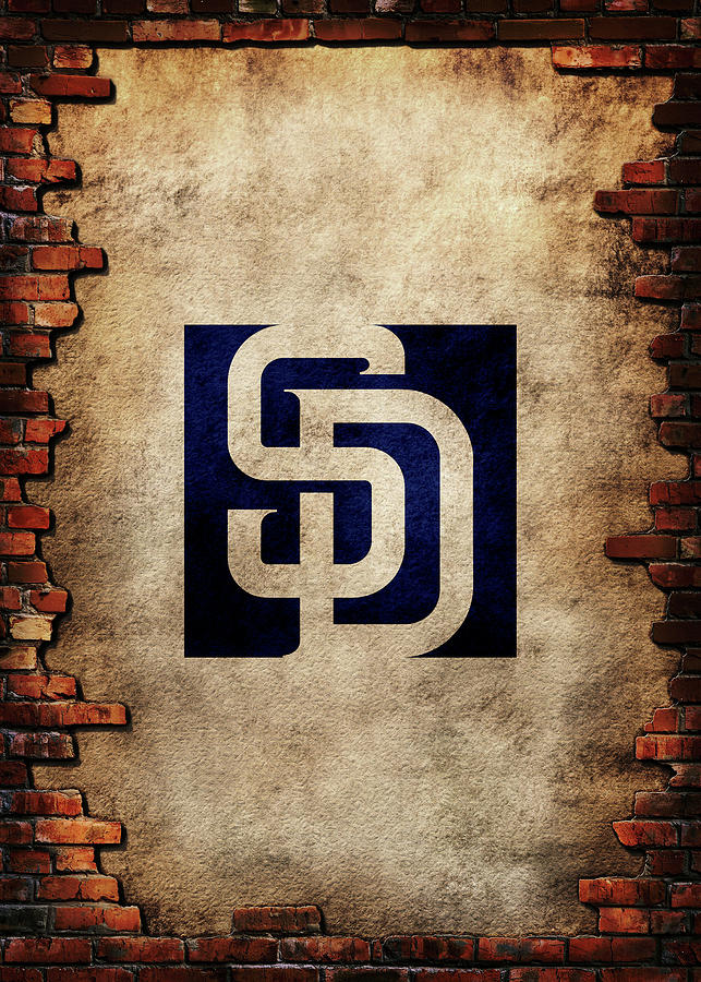 Lighting Baseball San Diego Padres Drawing by Leith Huber - Fine