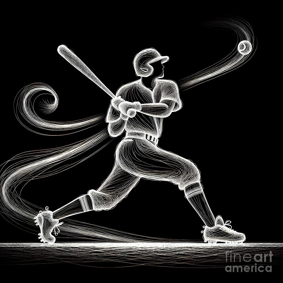 Baseball Champion Digital Art