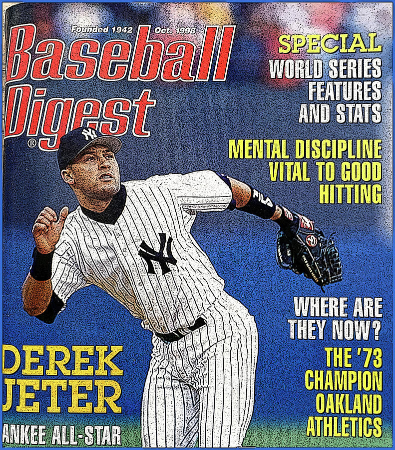 Baseball Digest Magazine Cover, October, 1998 Photograph by A Macarthur Gurmankin