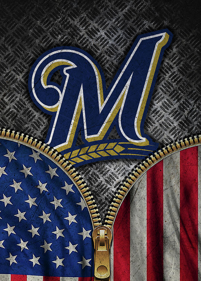 Flag of the Baseball Milwaukee Brewers, American Professional