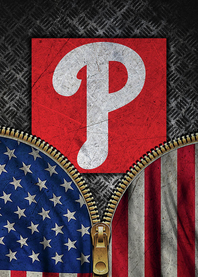 Metal Art Baseball Philadelphia Phillies Drawing by Leith Huber - Pixels