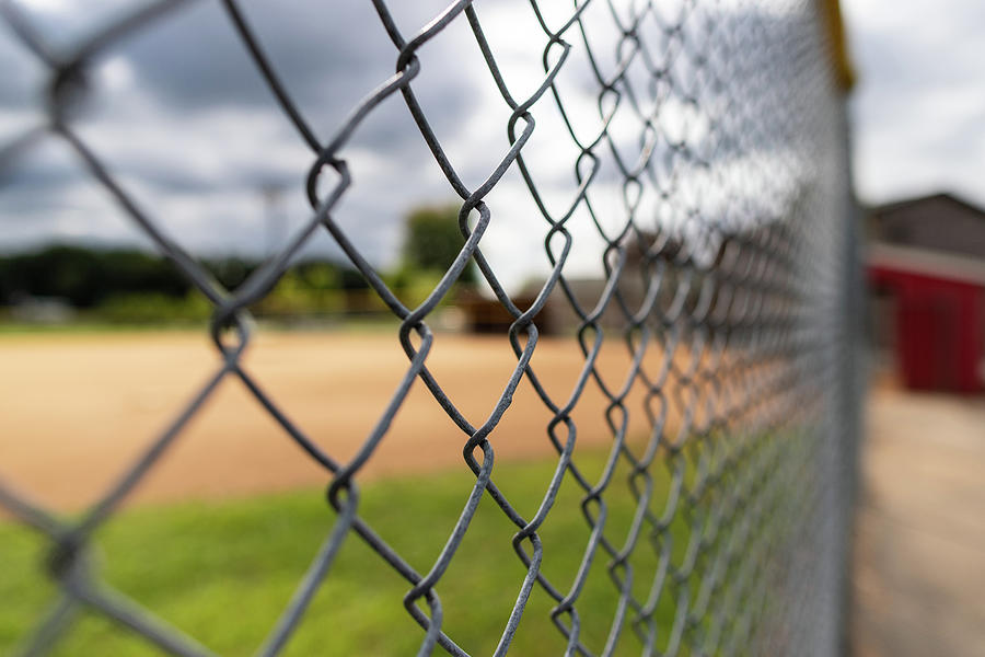 Baseball Field Fence Photograph by Amelia Pearn