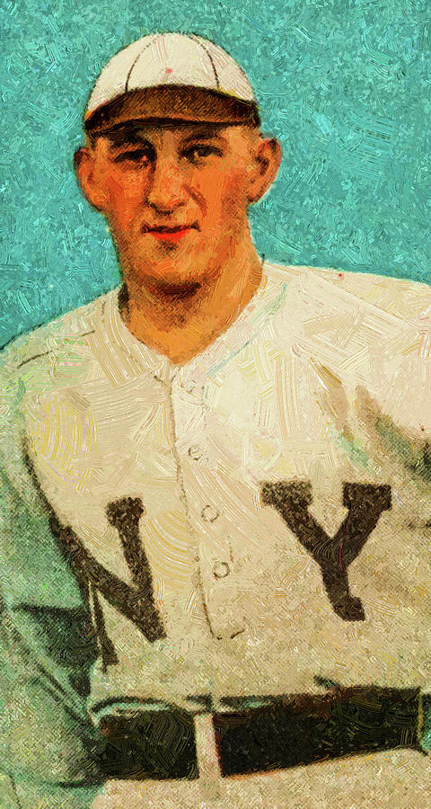 Baseball Game Cards Of El Principe De Gales Buck Herzog New York Oil Painting Painting