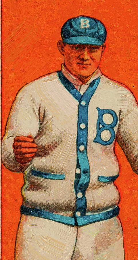 Baseball Game Cards Of El Principe De Gales Joe Dunn Brooklyn Oil Painting Painting