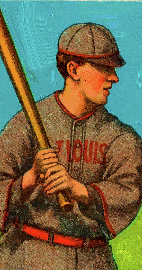 Baseball Game Cards Of  El Principe De Gales Rudy Hulswitt Oil Painting Painting