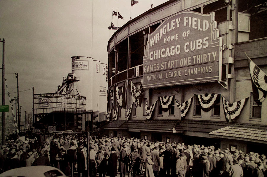 Baseball Hall Of Fame CoopersTown NY Vintage 1945 Chicago Cubs World Series Game 7 Facade Photograph by Thomas Woolworth