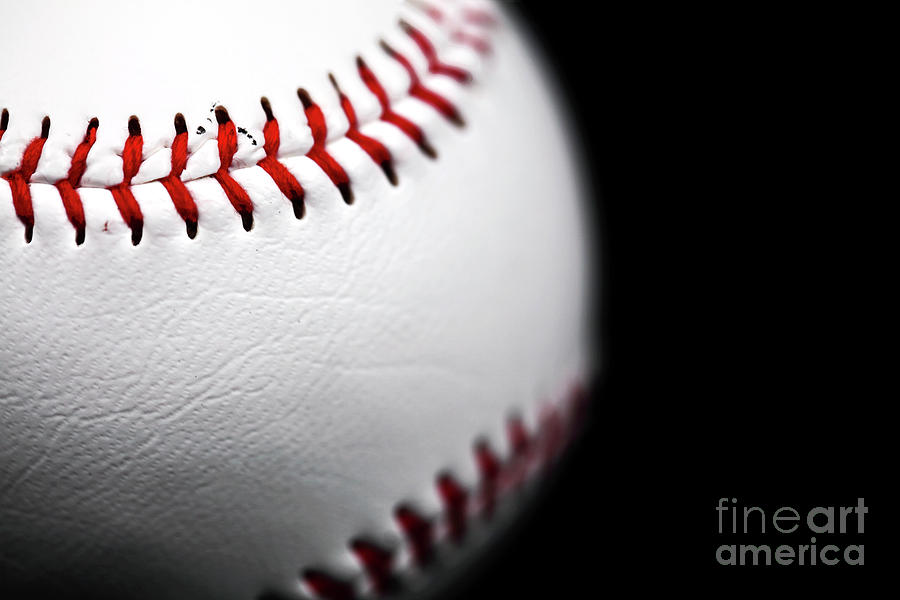 Baseball Photograph - Baseball by John Rizzuto