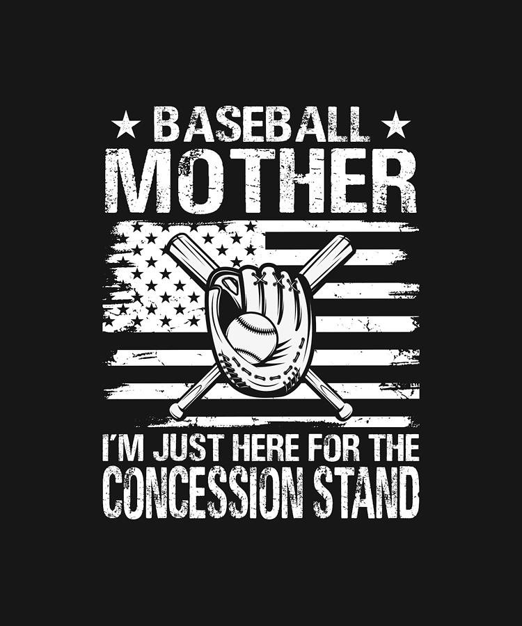 Christmas Drawing - Baseball MOTHER Concession Stand by ThePassionShop