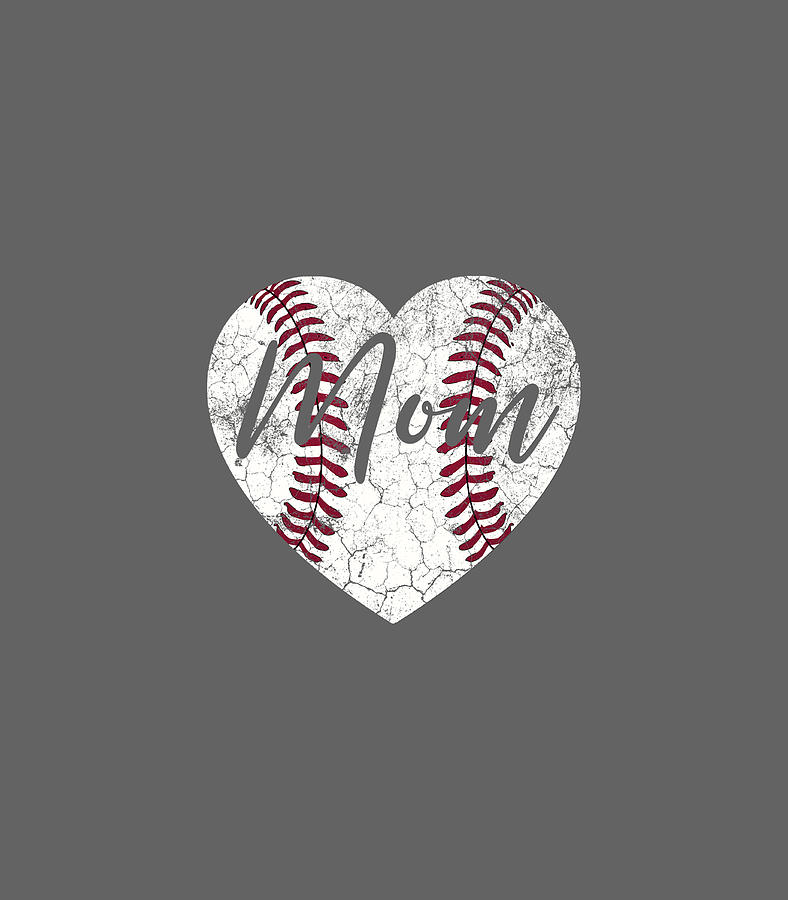 Baseball Mothers Day Mommy Mom Mama Women Cute Digital Art by Nilayi