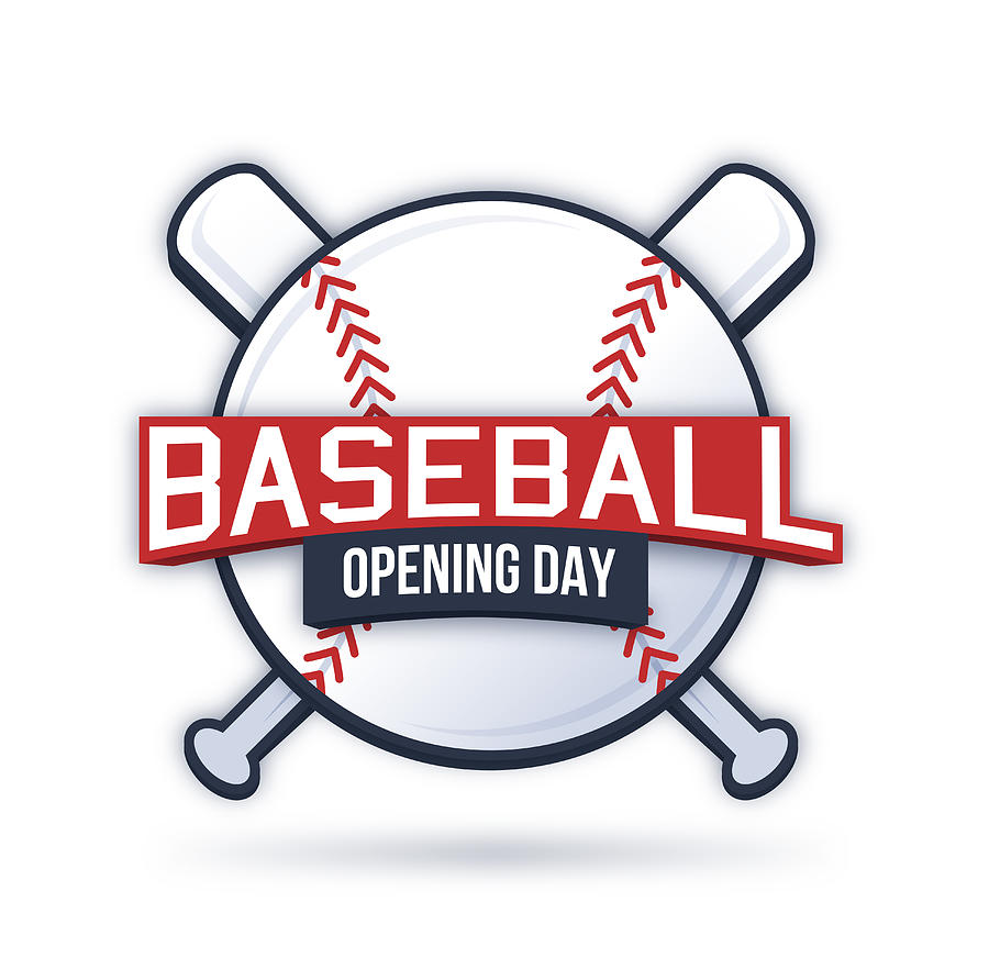 Baseball Opening Day Symbol Drawing by Filo