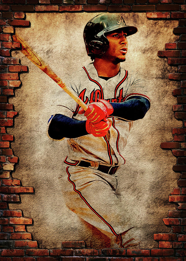 Player Ozzie Albies Ozziealbies Ozzie Albies Ozhaino Jurdy Jiandro Ozzie  Albiesozzie Atlanta Braves Tapestry