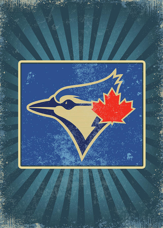 Baseball Vintage Toronto Blue Jays by Leith Huber