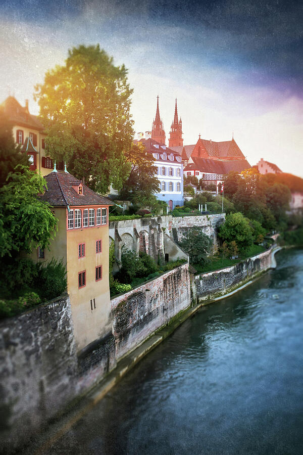 Basel Switzerland Old Town Riverview  Photograph by Carol Japp