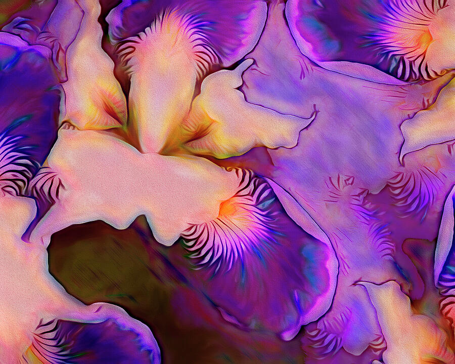 Baseless Petals 6 Mixed Media by Lynda Lehmann Baseless Petals 6 Mixed Media by Lynda Lehmann