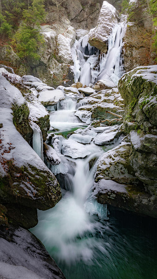 Bash Bish Falls Ice Cold Photograph by Bill Wakeley