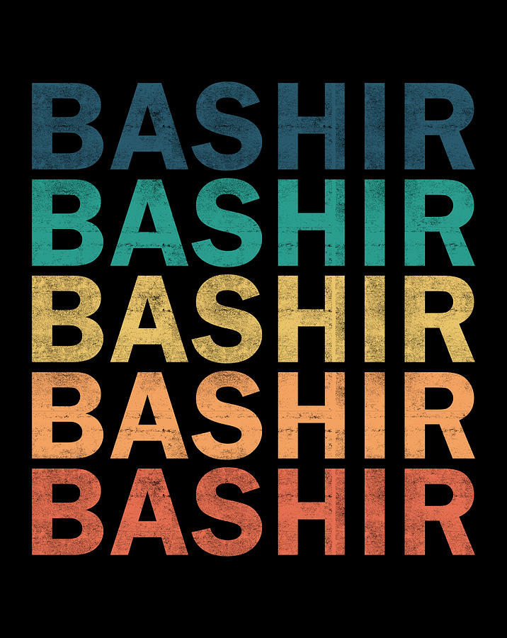 Bashir Name T Shirt Bashir Vintage