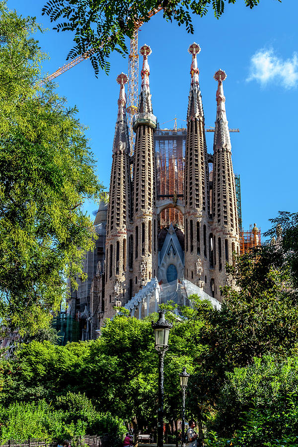Basilica de la Sagrada Familia Photograph by W Chris Fooshee