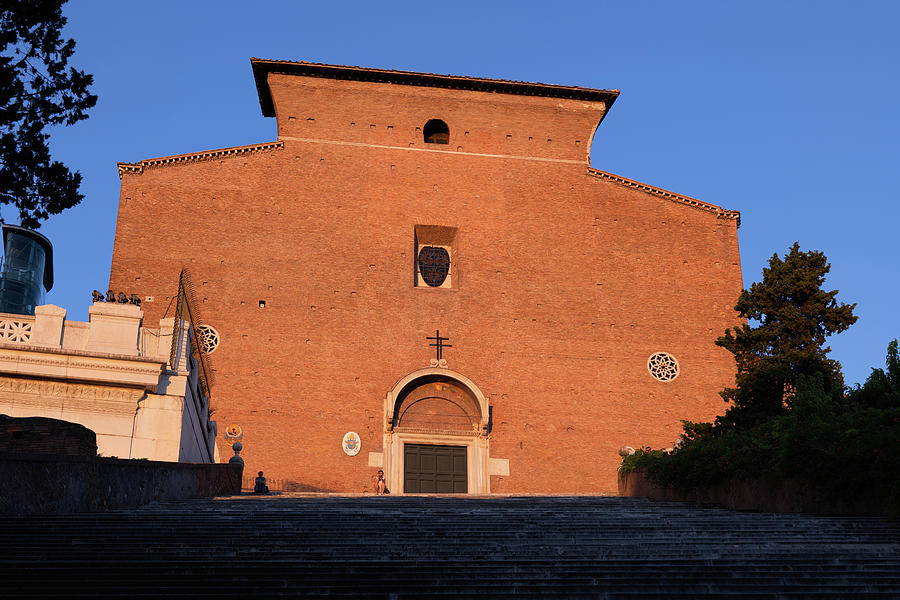 Basilica di Santa Maria in Ara coeli al Campidoglio Photograph by Artur Bogacki