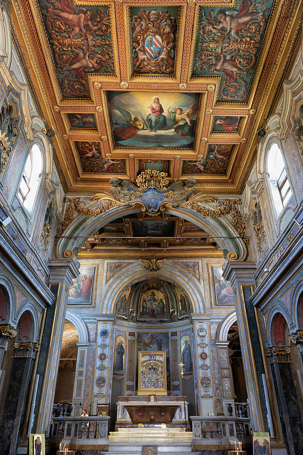 Basilica of St. Bartholomew on the Island in Rome Photograph by Artur Bogacki