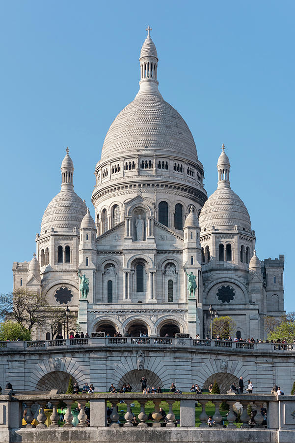 Basilica of the Sacred Heart of Paris Photograph by Philippe Lejeanvre