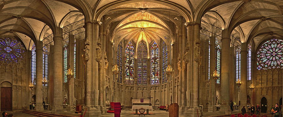 Basilique Saint-Nazaire de Carcassonne Photograph by Sean Hannon
