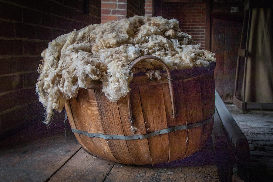 Basket of Wool Photograph by Gerri Bigler