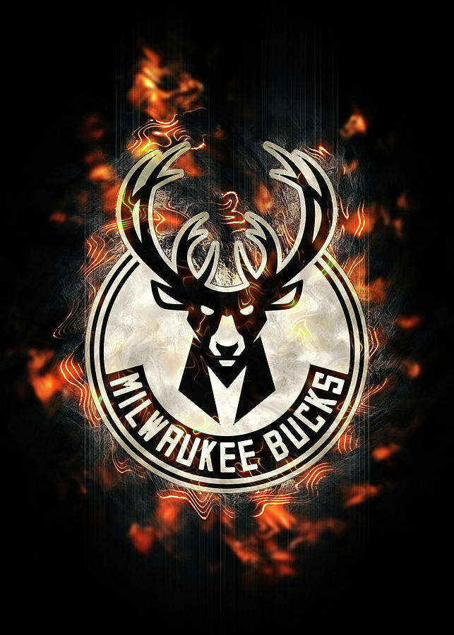 Basketball Best Art Milwaukee Bucks Drawing by Leith Huber - Fine Art ...