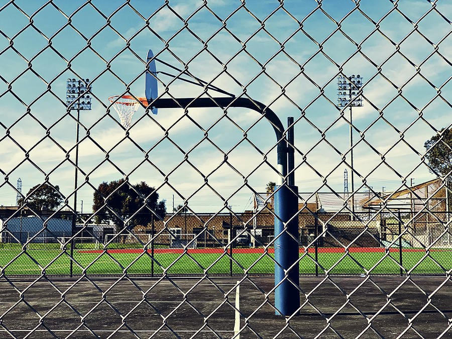 Basketball Court Fenced Photograph by Craig Brewer - Fine Art America