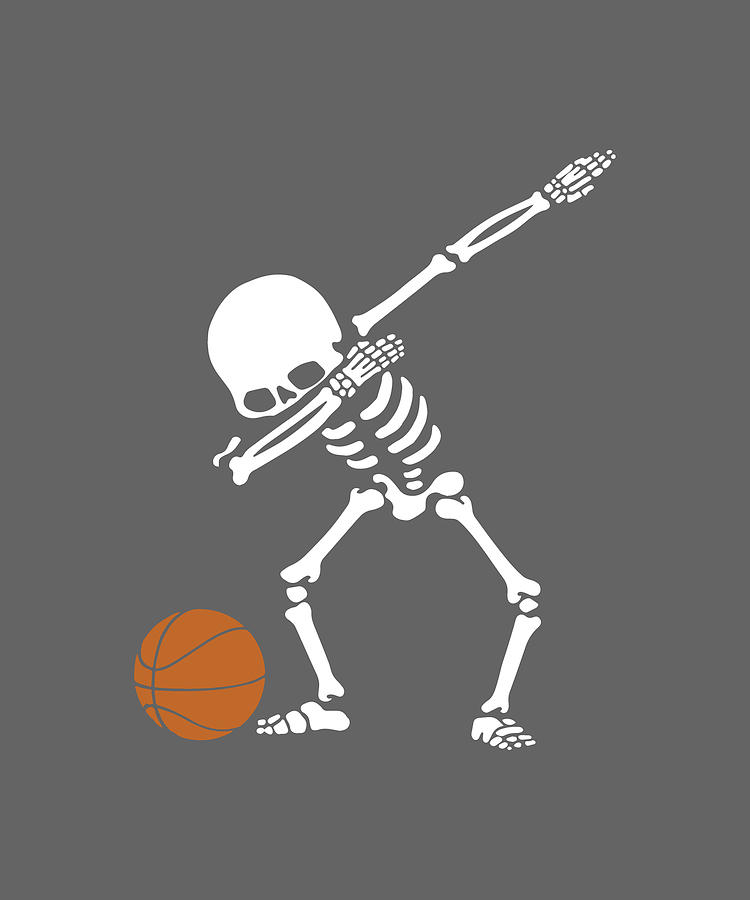 Basketball Dab skeleton funny ball play game satan baseball game ...