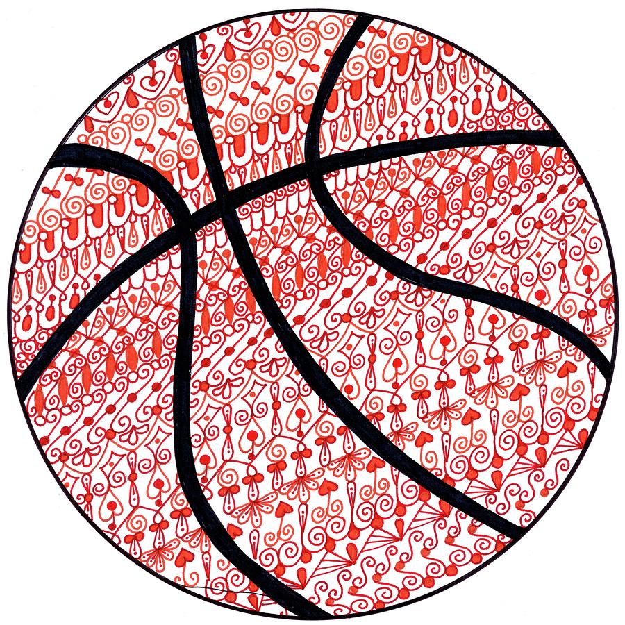 Basketball Drawing by Indu Anish - Fine Art America