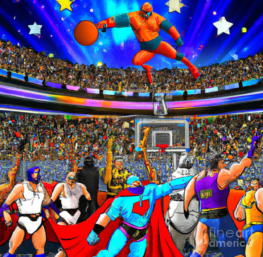 Basketball Mania Digital Art by Dezi Wright - Fine Art America