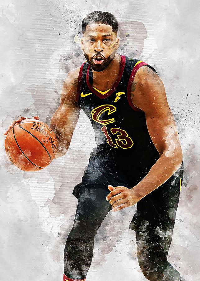 Basketball Player Art Tristan Trevor James Thompson Tristan Trevor ...