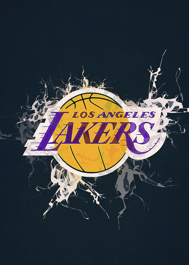 Basketball Lighting Los Angeles Lakers by Leith Huber