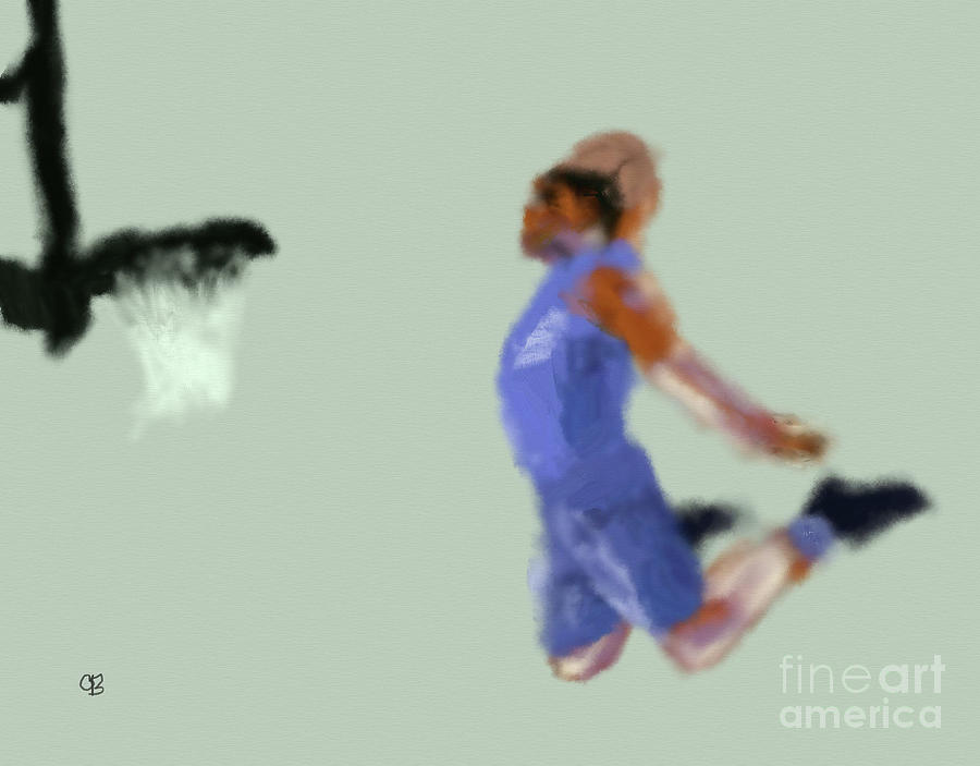#Basketball #Score #Player Digital Art by Arlene Babad