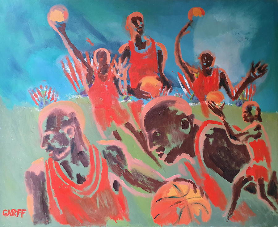 Basketball Soul Painting by Enrico Garff