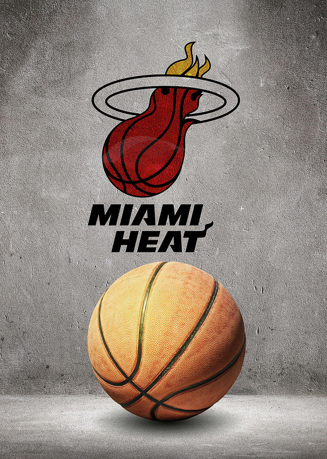 Poster Basketball Miami Heat #1 Drawing by Leith Huber - Pixels