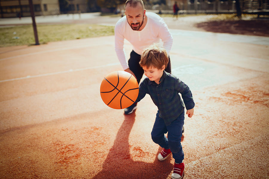 Basketball with my dad Photograph by AleksandarNakic