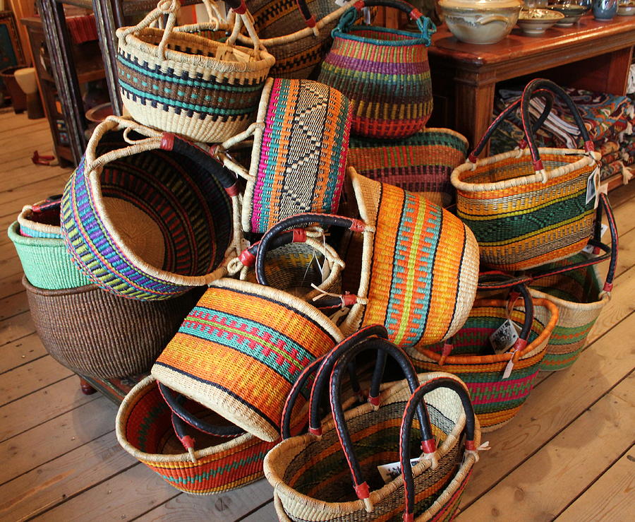 Baskets I Photograph by Ruth Kamenev