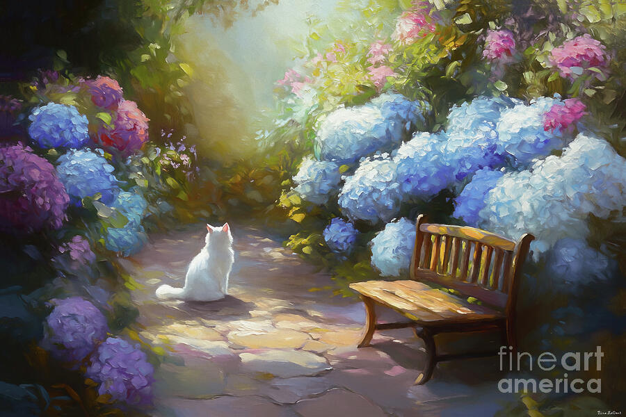 Basking In The Sun Painting by Tina LeCour Basking In The Sun Painting by Tina LeCour