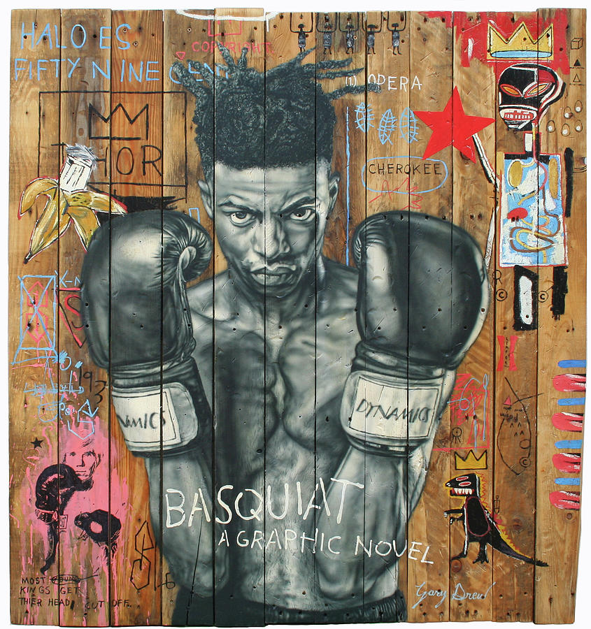 Basquiat Painting by Gary Drew | Pixels