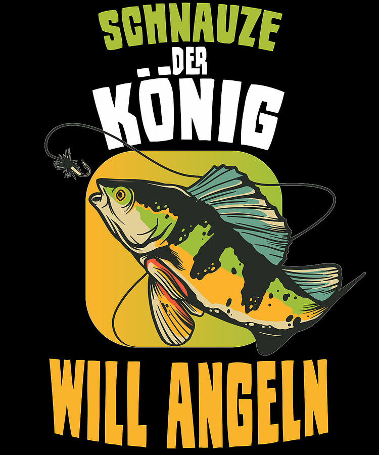 Bass Fishing T-shirt Fishing Gift Idea Men Digital Art by Benjamin Burkert  - Pixels