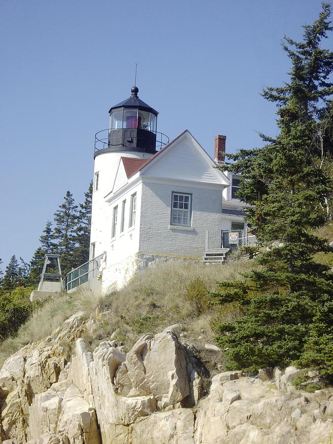 Bass Harbor Head Light Photograph by Joseph Hooper - Fine Art America