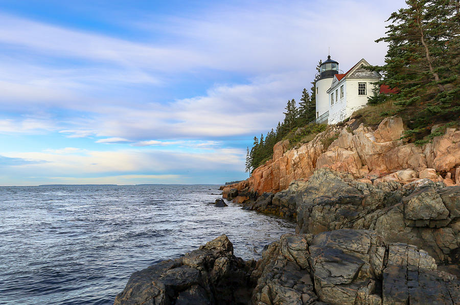 Bass Harbor Head Light Station in Maine USA Photograph by Candice White ...