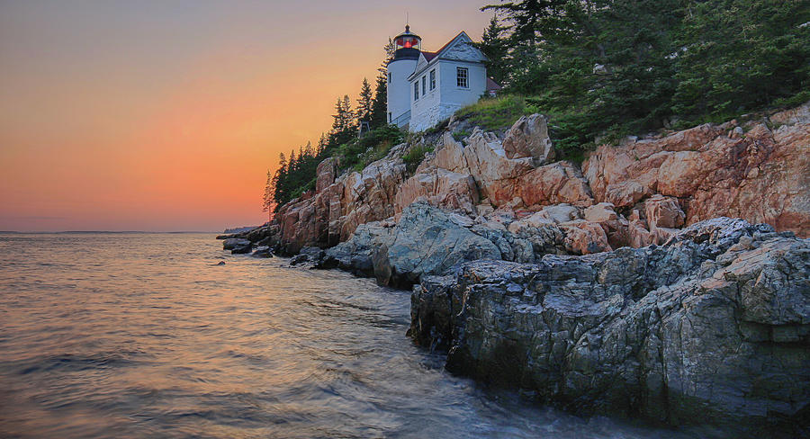 Bass Harbor Head Lighthouse In Acadia National Park Photograph By Chris ...