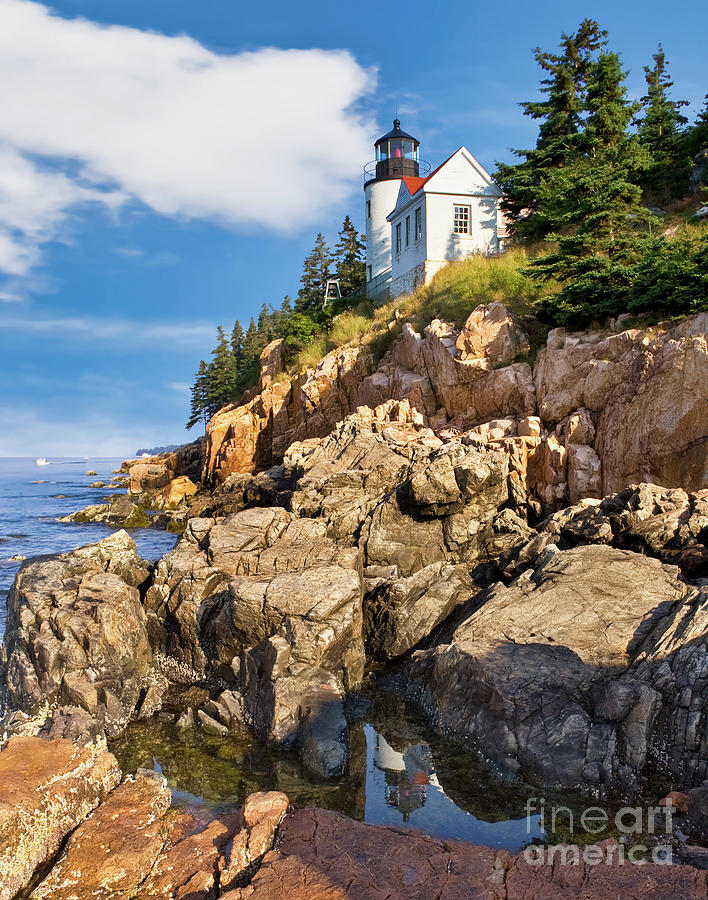 Bass Harbor Lighthouse Photograph by Jerry Fornarotto