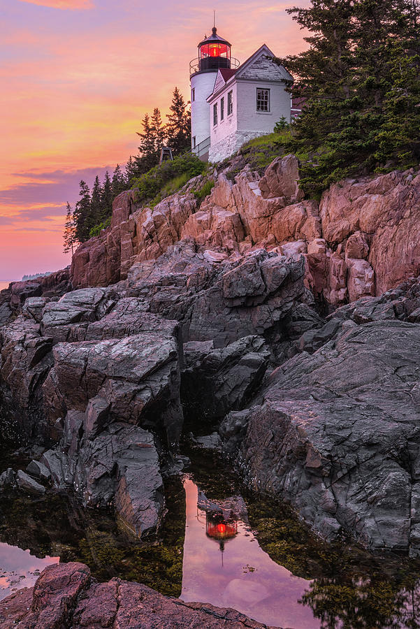 Bass Harbor Lighthouse Photograph by Photos by Thom