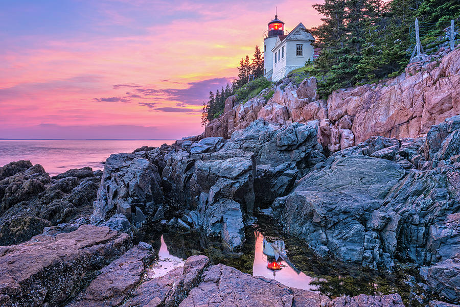 Bass Head Lighthouse - Acadia Photograph by Photos By Thom