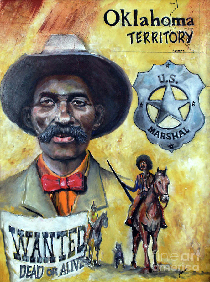 Bass Reeves Painting by George Ameal Wilson